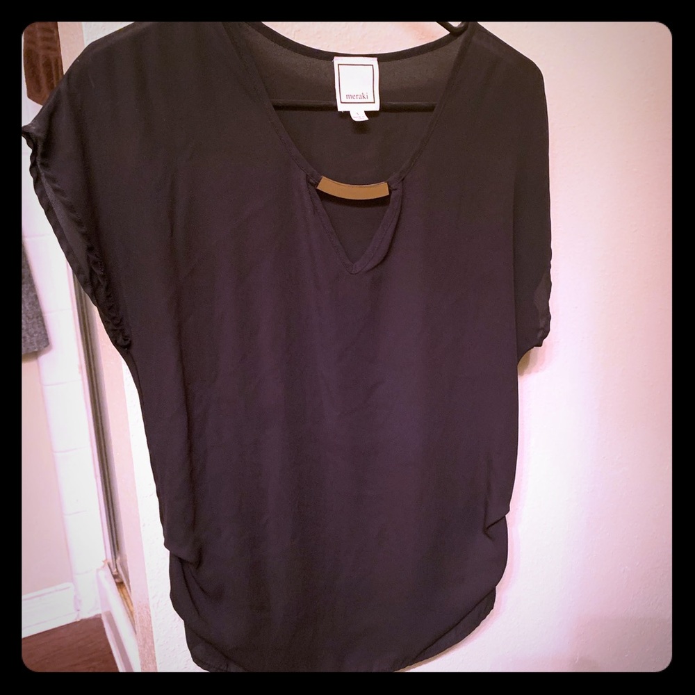 Dressy black top!